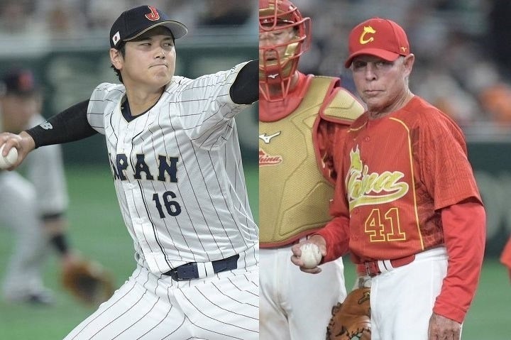 大谷の４回１安打無失点のピッチングを称えたトレーナー監督。同時に試合への手応えも語った。写真：鈴木颯太朗