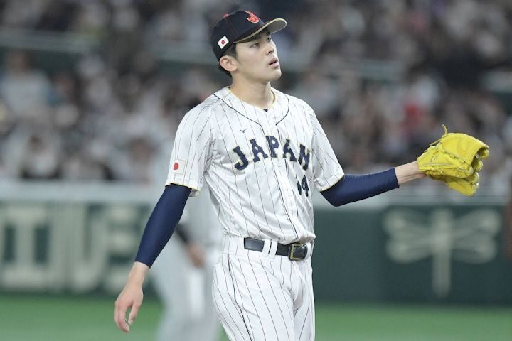チェコは日本の先発・佐々木から初回に１点を奪った。写真：鈴木颯太朗（THE DIGEST）