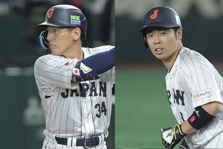 侍ジャパン打線に不可欠な存在となっている吉田と近藤。写真：鈴木颯太朗