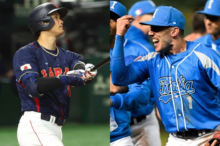 大谷を筆頭とするワールドクラスの実力派を揃える侍ジャパン。そんな“大国”に挑むイタリアが燃えている。(C)Getty Images、写真：梅月智史