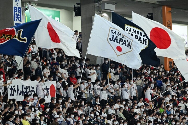 多くの観客から連日のように声援を送られた日本代表。そんな列島での野球熱に韓国メディアも感嘆の声を漏らした。(C)Getty Images