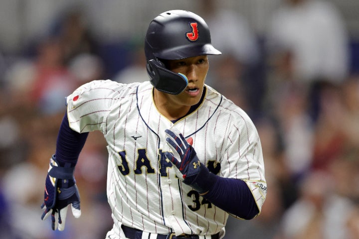 ベストナインに選出された吉田。MLB初挑戦となるレッドソックスで活躍が期待される。(C)Getty Images
