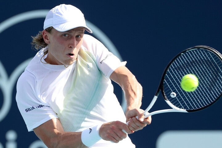 マイアミ・オープンで準々決勝進出を決めたエミル・ルースブオリ。（C）Getty Images