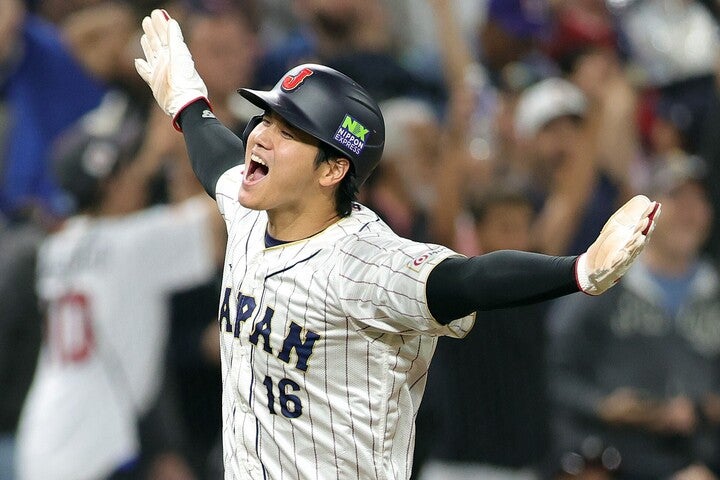 WBCでも投打で日本代表に大きく貢献した大谷。そのパフォーマンスには小さくない期待が寄せられている。(C)Getty Images