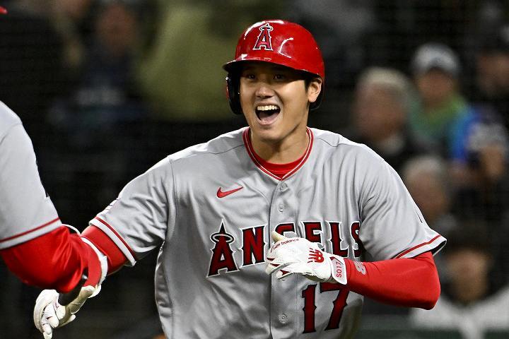 今季２号を放った大谷。勝ち越しの一発となった。(C) Getty Images