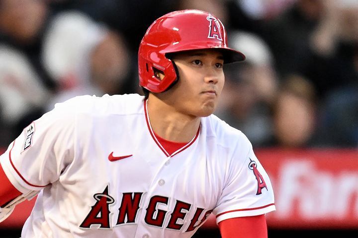 大谷の今季第３号となる２ランに驚きの声が上がっている。(C) Getty Images