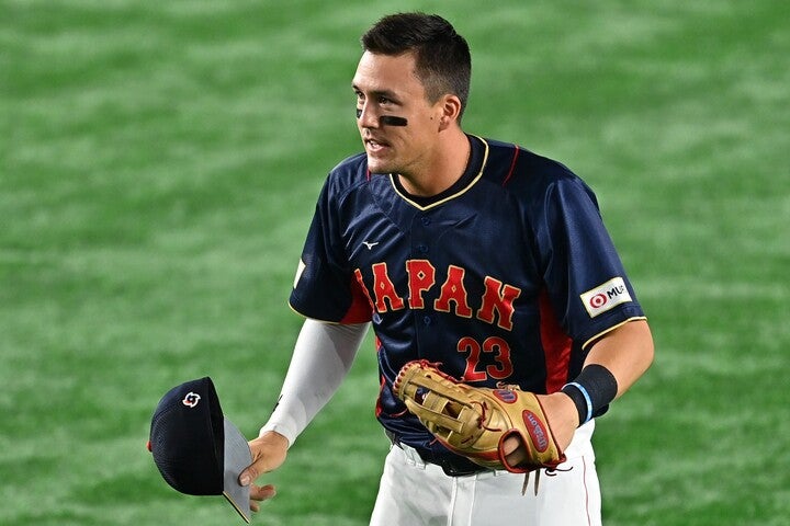 日本代表として金メダルに貢献したヌートバー。その人柄の良さを栗山監督は高く評価する。(C)Getty Images
