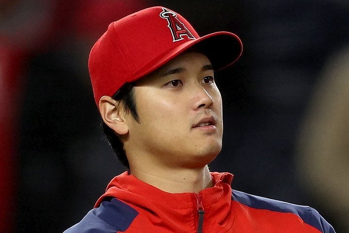 ３勝目を挙げた大谷。被打率の低さで圧巻のスタッツを残している。(C) Getty Images