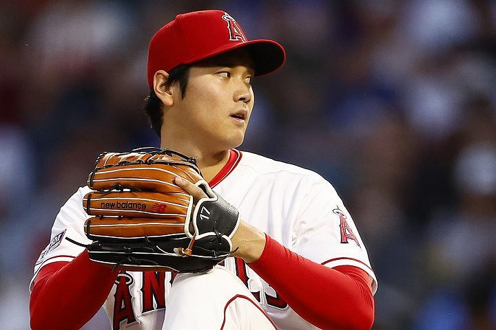 ロイヤルズ戦で今季３勝目を挙げた大谷。防御率は驚異の0.64だ。(C) Getty Images