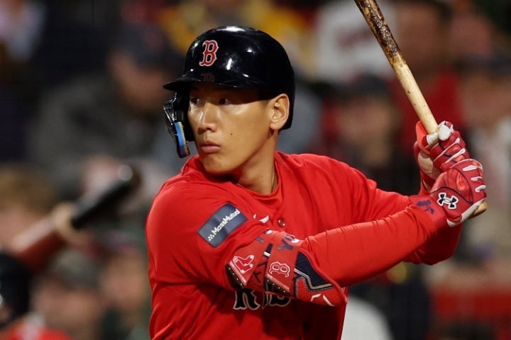 １本塁打を含む猛打賞の吉田をチームメイトが絶賛した。(C)Getty Images