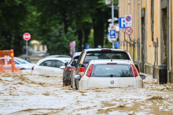 F1エミリア・ロマーニャGPが開催される予定だったイモラでは洪水に見舞われ、多くの被害が出ている。(C) Getty Images
