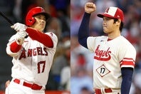 二刀流として球場を沸かす大谷翔平をカブスの選手も称えている。(C)Getty Images