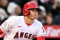 ２番・投手兼指名打者で先発した大谷が３回に同点２ランを放った。(C) Getty Images