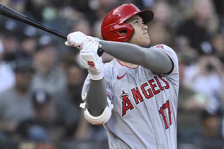 大谷がシリーズ４本目となる22号を放った。(C) Getty Images