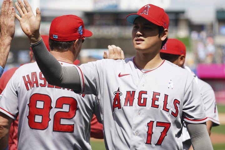 今季終了後にＦＡとなる大谷。エンジェルス残留を予想する声も少なくなかったが……。(C)Getty Images