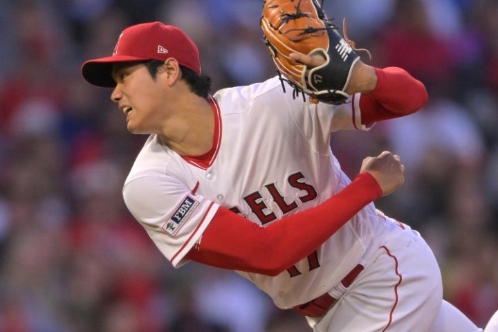 大谷は７回１失点12奪三振と好投したが、味方打線が沈黙。今季３敗目を喫した。(C)Getty Images