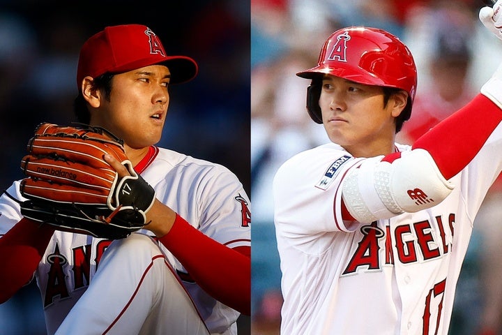 今季15度目の二刀流デーで臨んだ大谷。投げては５安打１失点の好投も打つ方では３打数無安打に終わった。(C)Getty Images