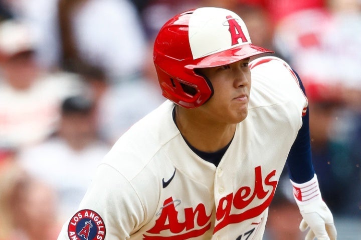 大谷は「３番・指名打者」で先発出場したが、９試合ぶりにノーヒットに終わった。(C)Getty Images