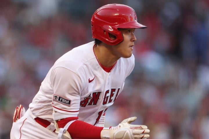 大谷は「３番・指名打者」で先発出場し、８回に豪快な31号ソロ本塁打が飛び出した。(C)Getty Images