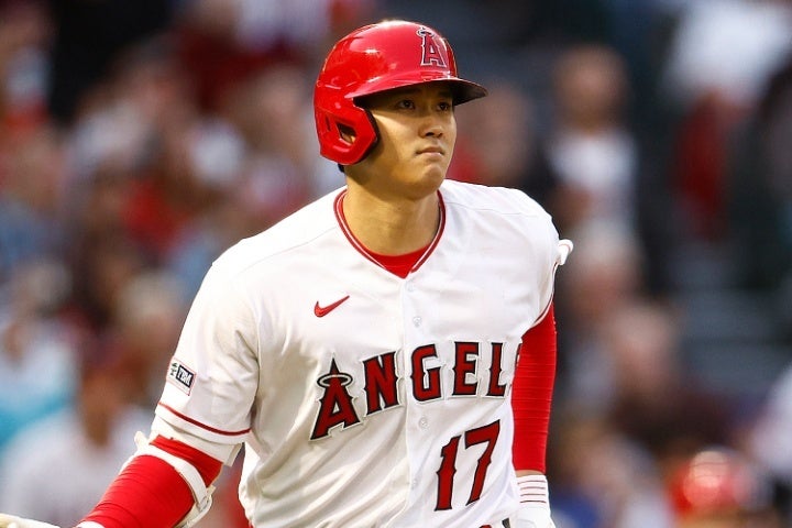 大谷はア・リーグ本塁打ランクを独走する31号を放った。(C)Getty Images