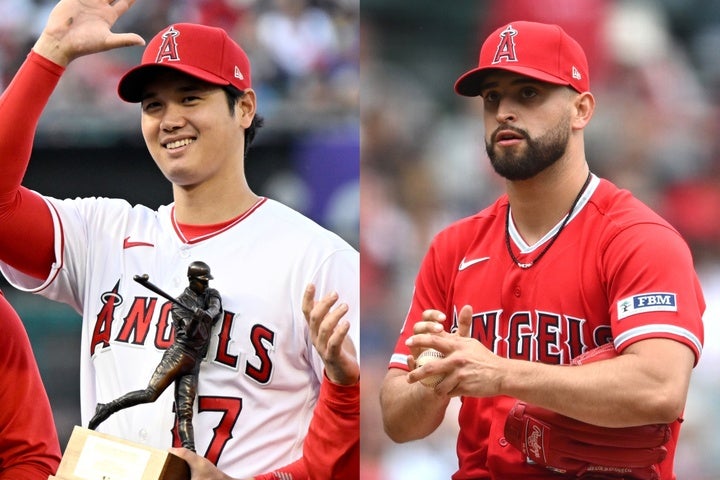 29歳を迎えた大谷をサンドバルは日本語でお祝いした。(C)Getty Images