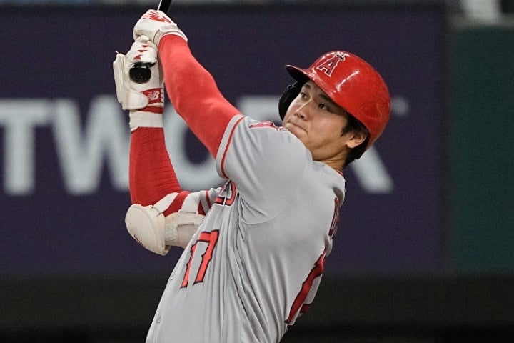 大谷がオールスター前、最後の試合で32号ホームランを放った。(C) Getty Images