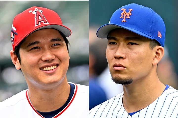 MLBオールスターに出場する大谷（左）と千賀（右）。二人はどんなパフォーマンスを見せるのか。(C) Getty Images
