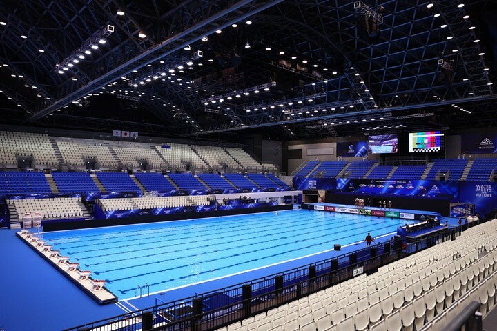 ７月14日に開幕する世界水泳のため来日した記者が日本のコンビニに早速行ったようだ。(C)Getty Images