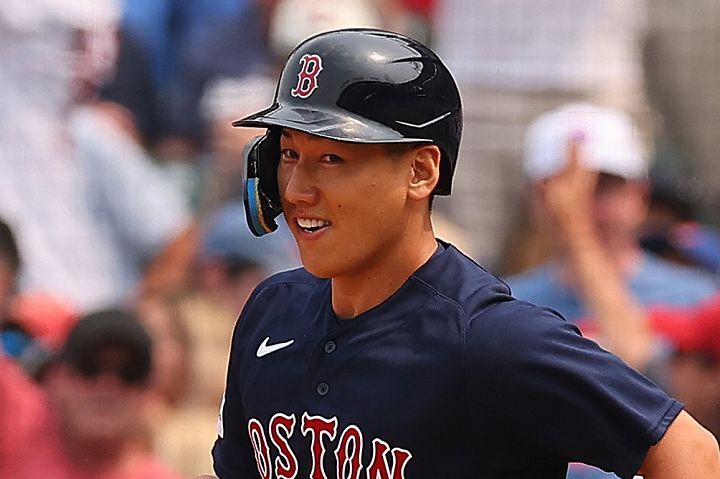 吉田が満塁本塁打を含む３安打、６打点をマークした。(C) Getty Images