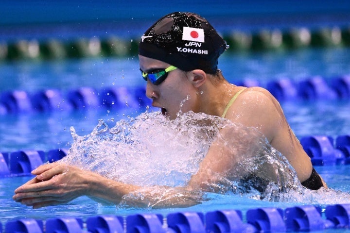 大橋は200m個人メドレー決勝で６位だった。(C) Getty Images