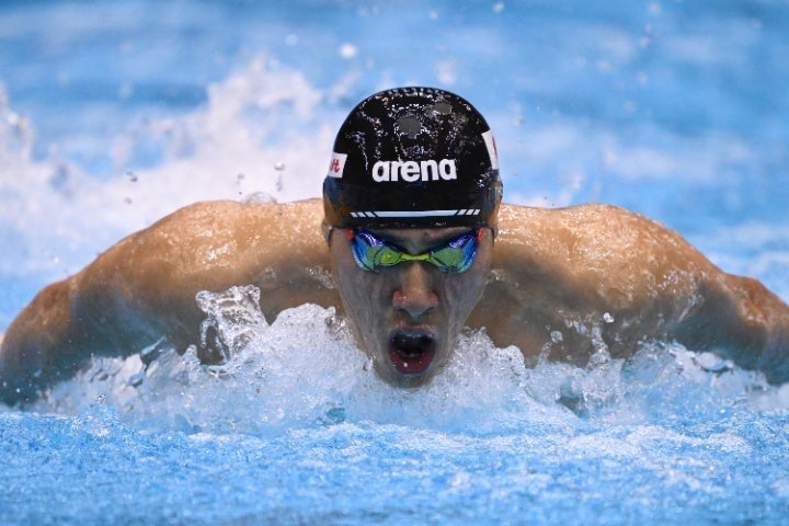 本多は200mバタフライで銅メダルを獲得。２大会連続表彰台に上がった。(C)Getty Images