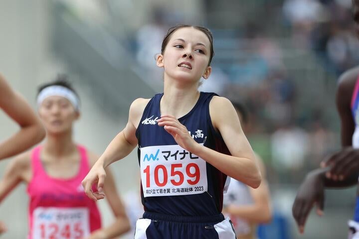 800ｍは準決勝で敗退したドルーリー。写真：滝川敏之