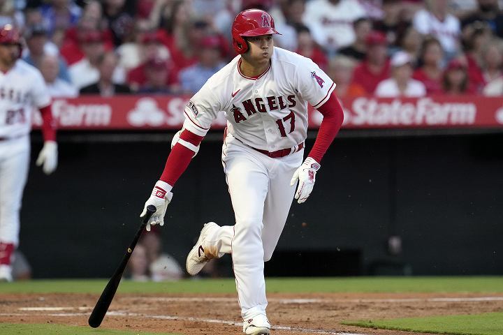 ２安打１盗塁の活躍を見せた大谷。(C) Getty Images