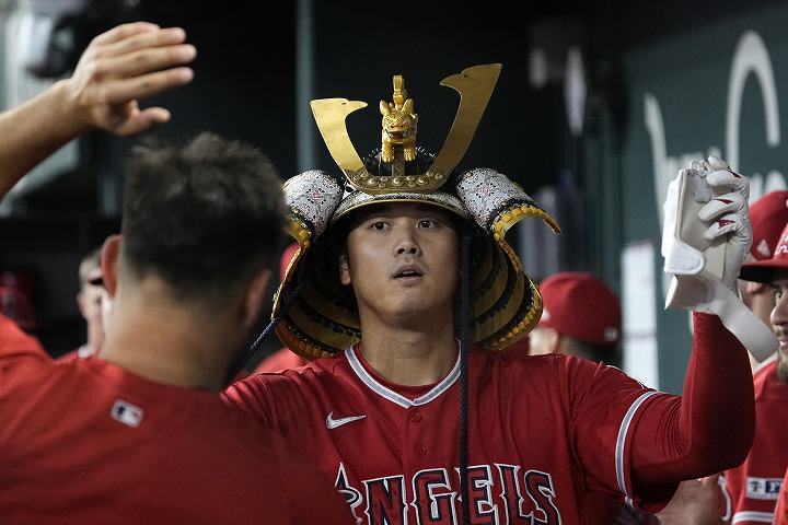 大谷が初回に42号ソロを放った。(C) Getty Images