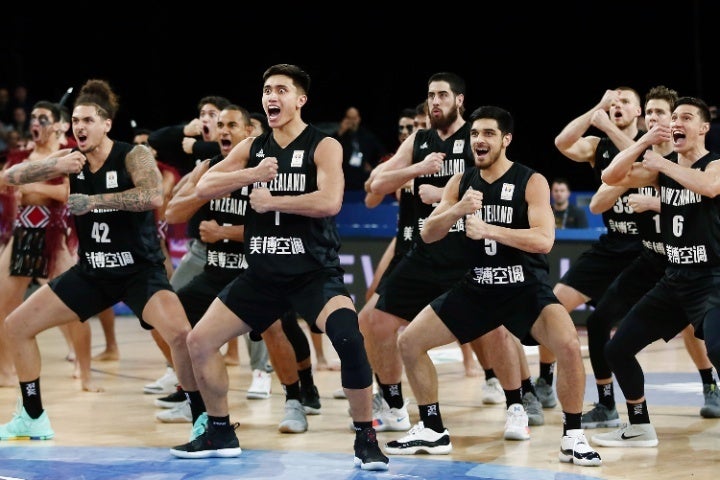 ニュージーランドがW杯の舞台で伝統舞踊「ハカ」を披露した。※写真は以前。(C)Getty Images