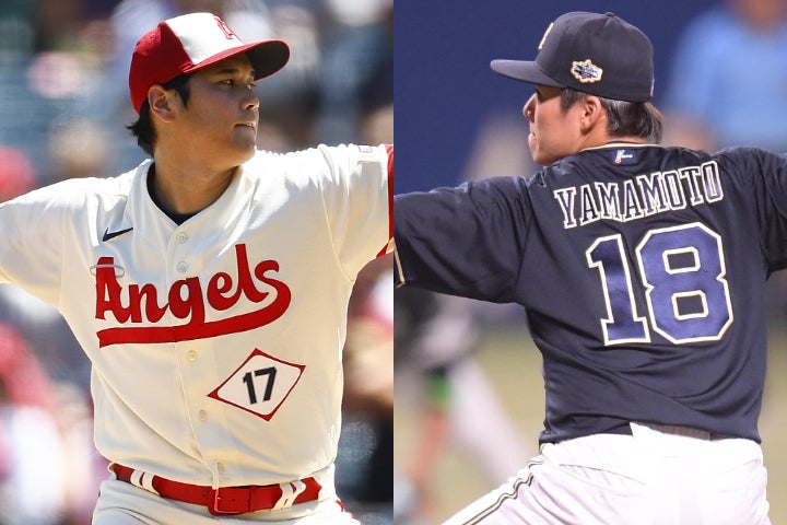 大谷はもちろん、山本の去就も米メディアは注目している。写真：鈴木颯太朗（THE DIGEST編集部）、(C)Getty Images