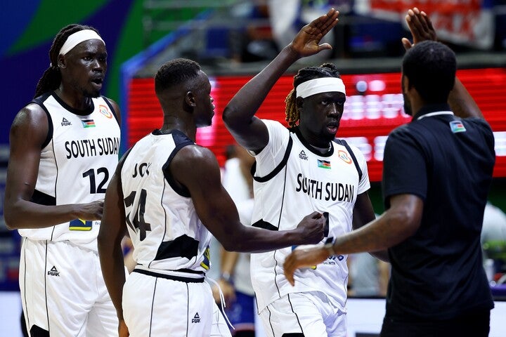 南スーダンはワールドカップ初出場ながら、アフリカトップの戦績を残し、来年のパリ五輪の出場権を手に入れた。(C)Getty Images