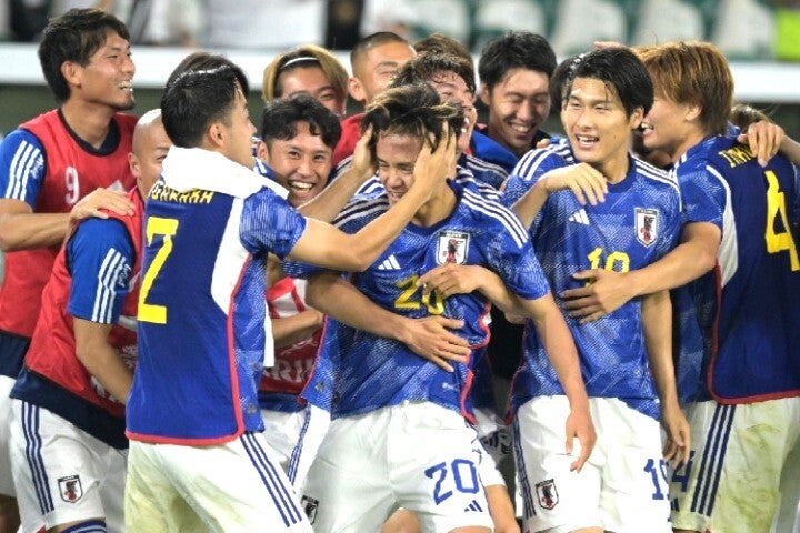 強豪ドイツに４発完勝した日本代表。アジアメディアはその強さに脱帽している。写真：金子拓弥（THE DIGEST写真部）