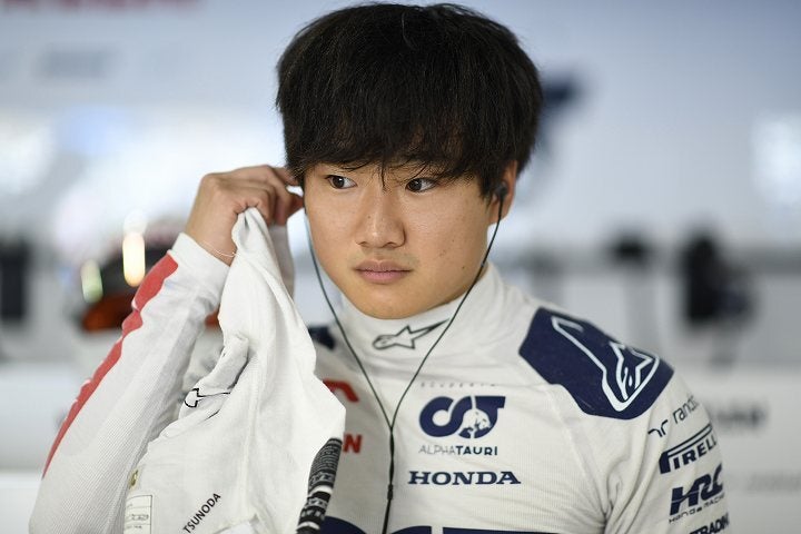 日本GPでは12位に終わった角田。次戦の巻き返しを期待したい。(C)Getty Images