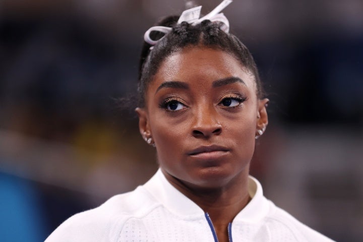 リオ五輪女子体操の金メダリストである米国のバイルズ。同じ黒人体操選手への差別に心を痛めた。(C)Getty Images