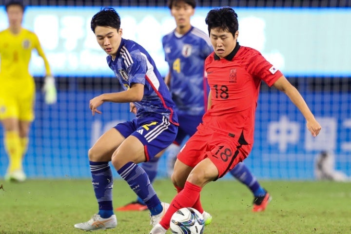 日本は決勝で韓国と対戦。１対２で敗北し、銀メダルだった。(C)Getty Images