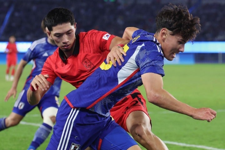 アジア大会の男子サッカー決勝は、韓国が日本を２ー１で破って優勝した。(C)Getty Images