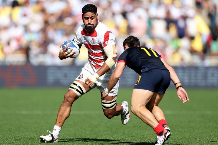 前半戦で驚愕プレーを披露したファカタヴァ。(C)Getty Images