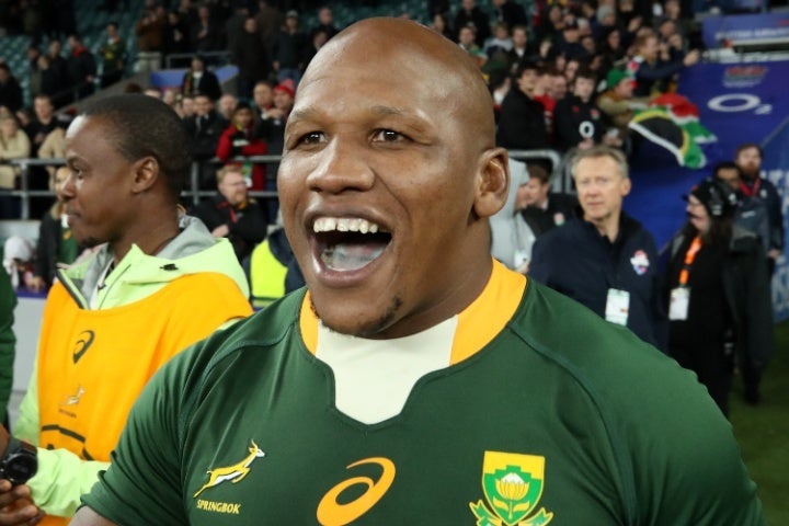 W杯準決勝で人種差別発言をしたと疑惑の目を向けられている南アフリカのムボナンビ。(C)Getty Images