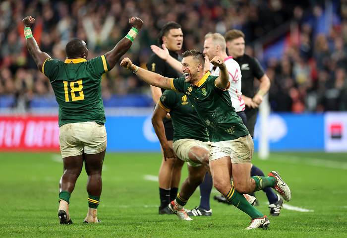 決勝は文字通りの死闘に。南アフリカが接戦を制した。(C) Getty Images