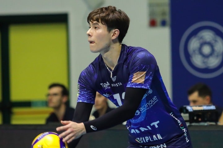 ペルージャ戦で14得点をマークした高橋。(C) Lega Pallavolo Serie A