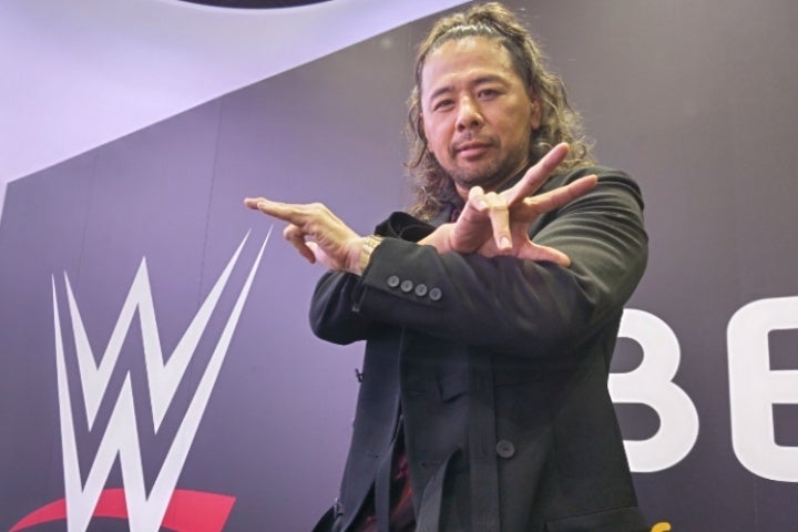 中邑真輔は世界最高峰のプロレス団体WWEでトップ戦線を走る。(C)THE DIGEST