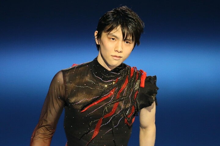 現在はプロフィギュアスケーターとして活躍する羽生。写真：滝川敏之