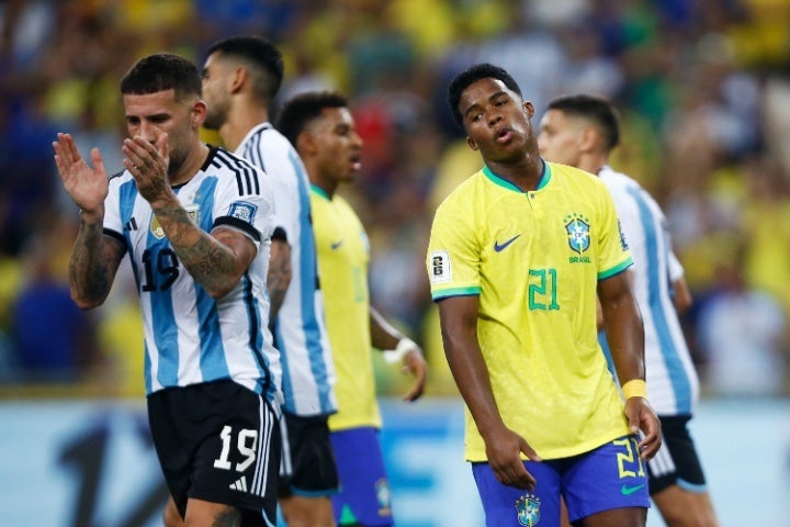 W杯予選では史上初のホーム敗戦を喫したブラジル代表。(C)Getty Images