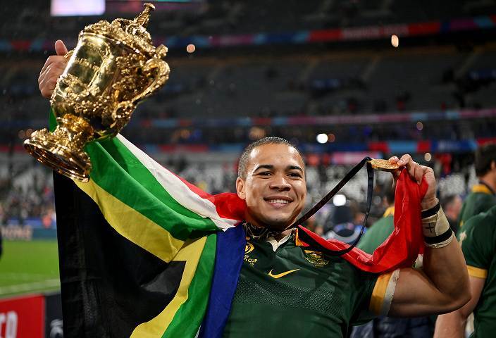 南アフリカのW杯優勝に貢献したコルビ。世界を席巻した快足が日本でも見られることに。(C) Getty Images